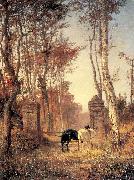 In the Park- The Village of Veules in Normandy Polenov, Vasily